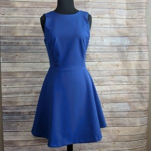 Felicity & Coco Blue Cutout Fit and Flare Dress